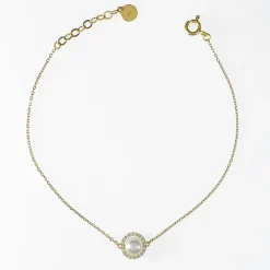Armband Shiny Pearl 18K Guld 15130-3YCZ