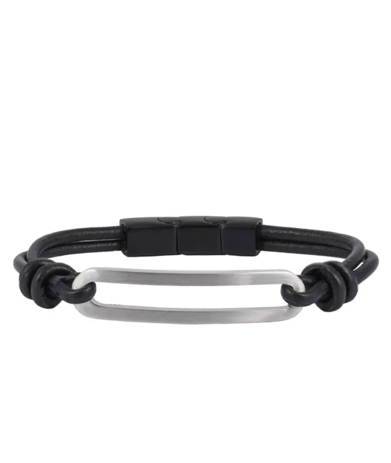 Arock Benjamin Armband Svart/Stål 364703