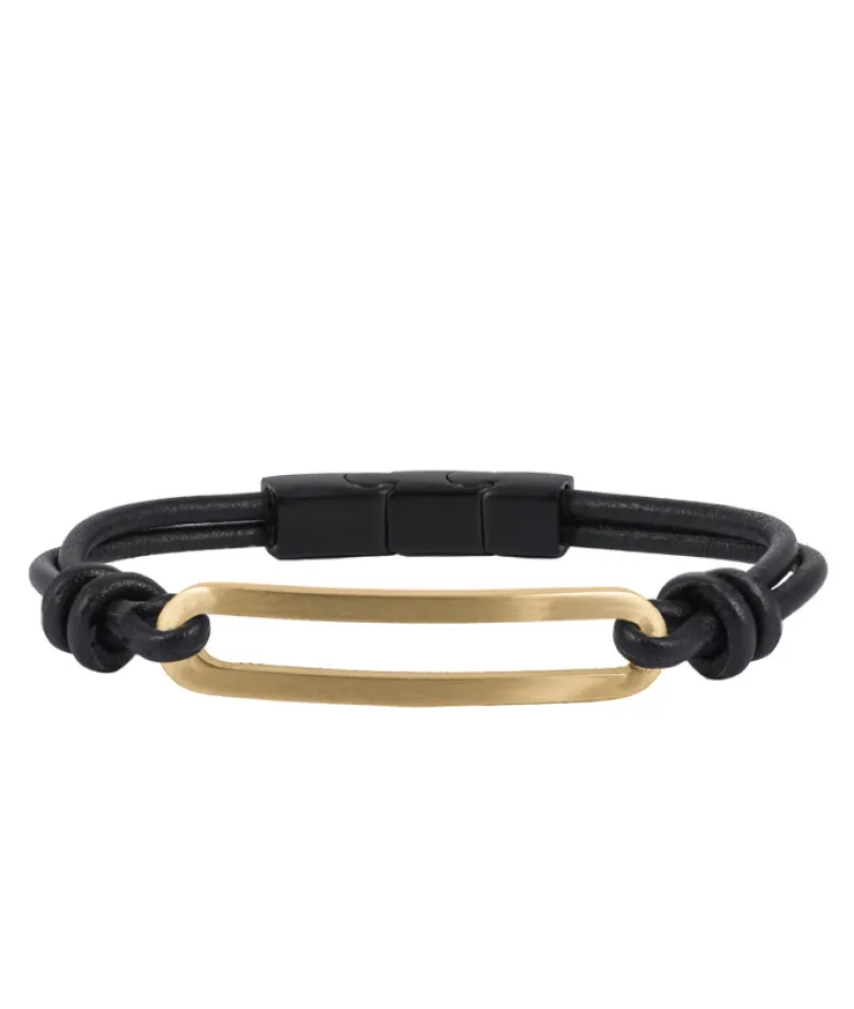 Arock Benjamin Armband Svart/Stål 364703