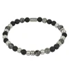 Arock EDDIE Armband Svart/Stål – 363669