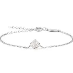 Blomdahl Armband Brilliance Square Crystal 32‑2492‑0801