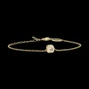 Blomdahl Armband Guld Brilliance Cushion 8 mm, Crystal