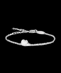 Blomdahl Armband Silver Heart 8 mm