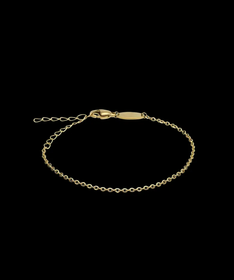 Blomdahl Guldglänsande Armband G Original 14-19 cm