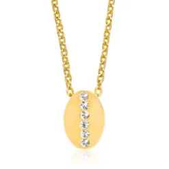 Blomdahl Halsband Brilliance Oval Crystal 33‑2341‑1001