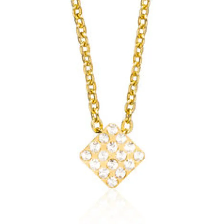 Blomdahl Halsband Brilliance Square Crystal 33‑2392‑0801
