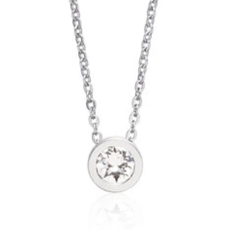 Blomdahl Halsband Grand Bezel Crystal 33‑2412‑0801