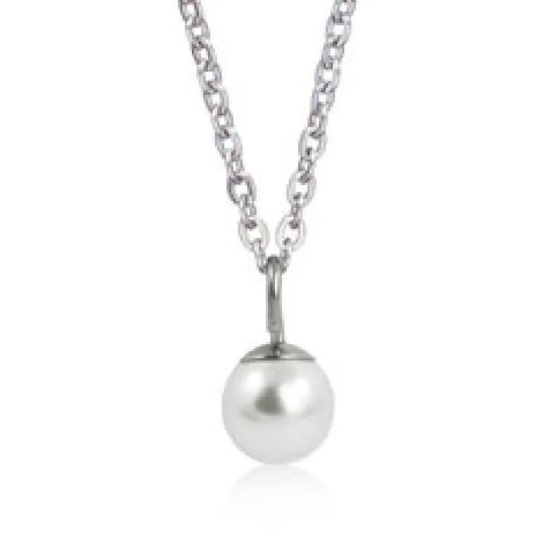 Blomdahl Halsband Pearl White 33‑2433‑0659