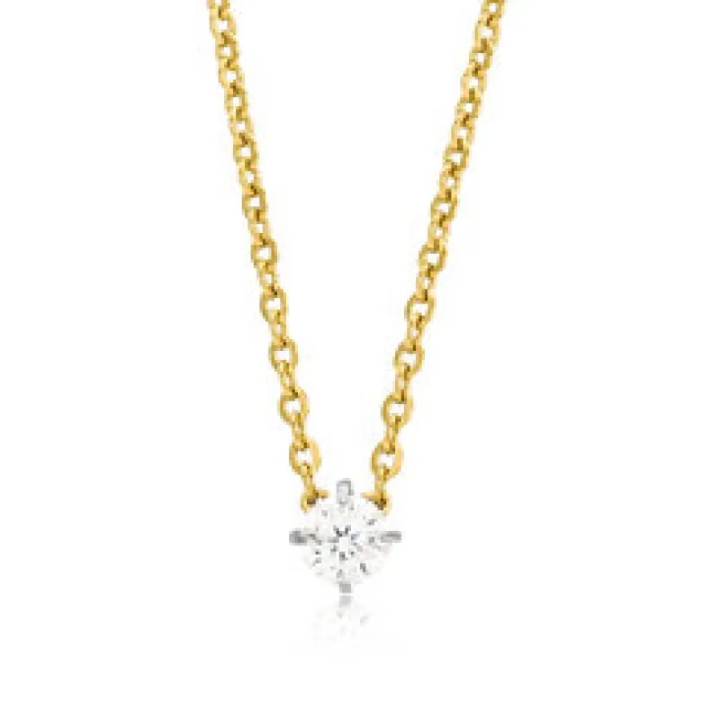 Blomdahl Halsband Tiffany CZ White 5 mm 33‑2304‑0530