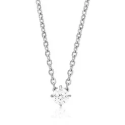 Blomdahl Halsband Tiffany CZ White 5 mm 33‑2404‑0530