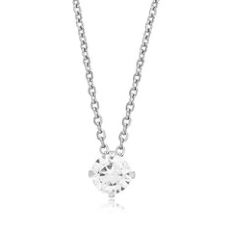 Blomdahl Halsband Tiffany CZ White 7 mm 33‑2415‑0730