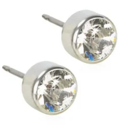 Blomdahl Örhängen Bezel Crystal 6 mm 15‑1409‑01