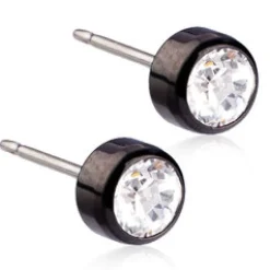 Blomdahl Örhängen Bezel Crystal 5 mm 15‑1524‑01
