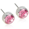 Blomdahl Örhängen Bezel Light Rose 15‑1424‑24