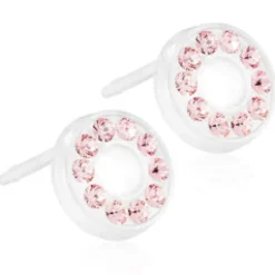 Blomdahl Örhängen Brilliance Puck Hollow Light Rose 15‑01191‑24