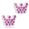 Blomdahl Örhängen Brilliance Princess Rose 15‑01125‑03