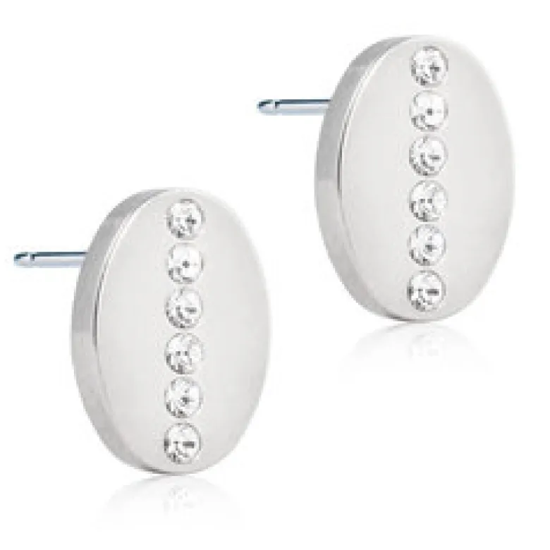 Blomdahl Örhängen Brilliance Oval Crystal 15‑1241‑01