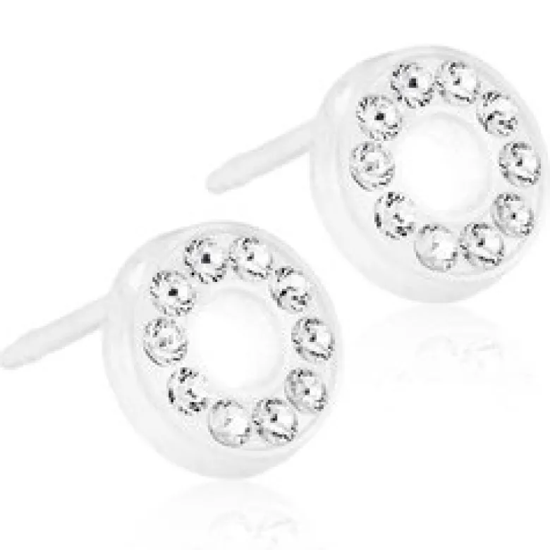 Blomdahl Örhängen Brilliance Puck Hollow Crystal 15‑01191‑01