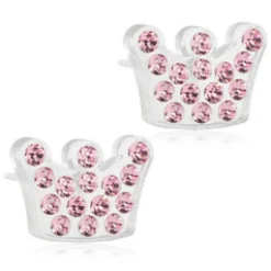 Blomdahl Örhängen Brilliance Princess Light Rose 15‑01125‑24