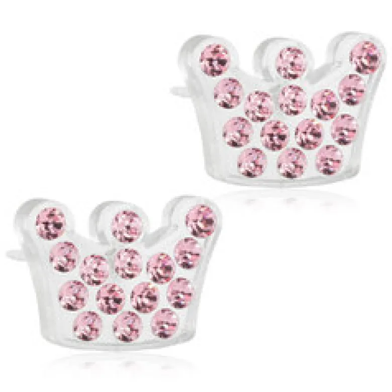Blomdahl Örhängen Brilliance Princess Light Rose 15‑01125‑24