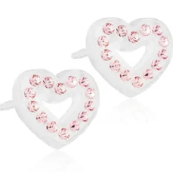 Blomdahl Örhängen Brilliance Heart Hollow Light Rose 15‑01121‑24