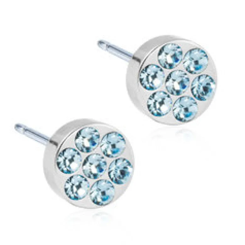 Blomdahl Örhängen Brilliance Plenary Aquamarine 5 mm 15‑12166‑05