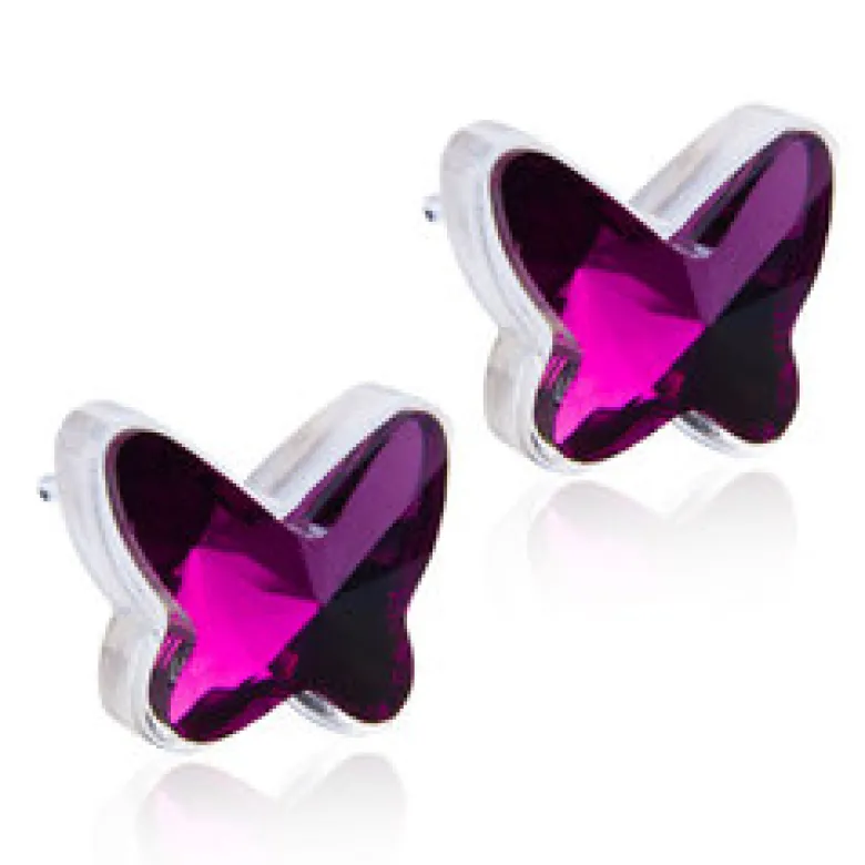 Blomdahl Örhängen Butterfly Amethyst 15‑0190‑13