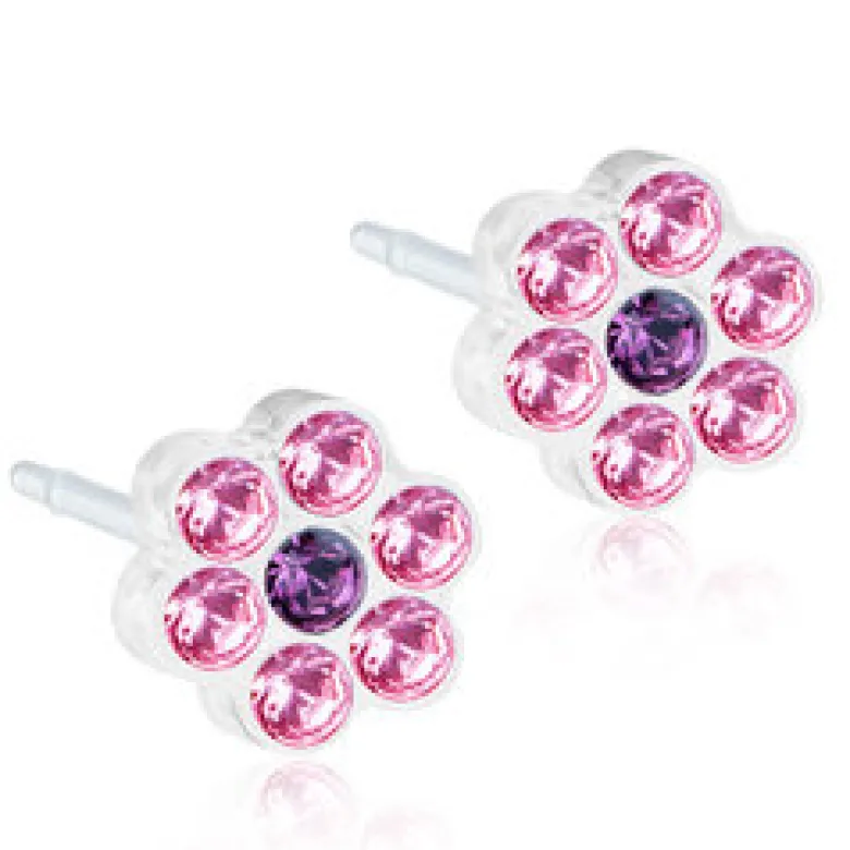Blomdahl Örhängen Daisy Light Rose Amethyst 15‑0114‑47