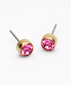 Blomdahl Örhängen GT Bezel 5 mm, Rose 15-1324-03