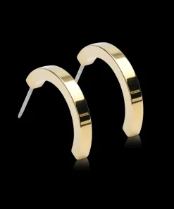 Blomdahl Örhängen GT Pendant Plain Curved 20 mm 15-13151-00
