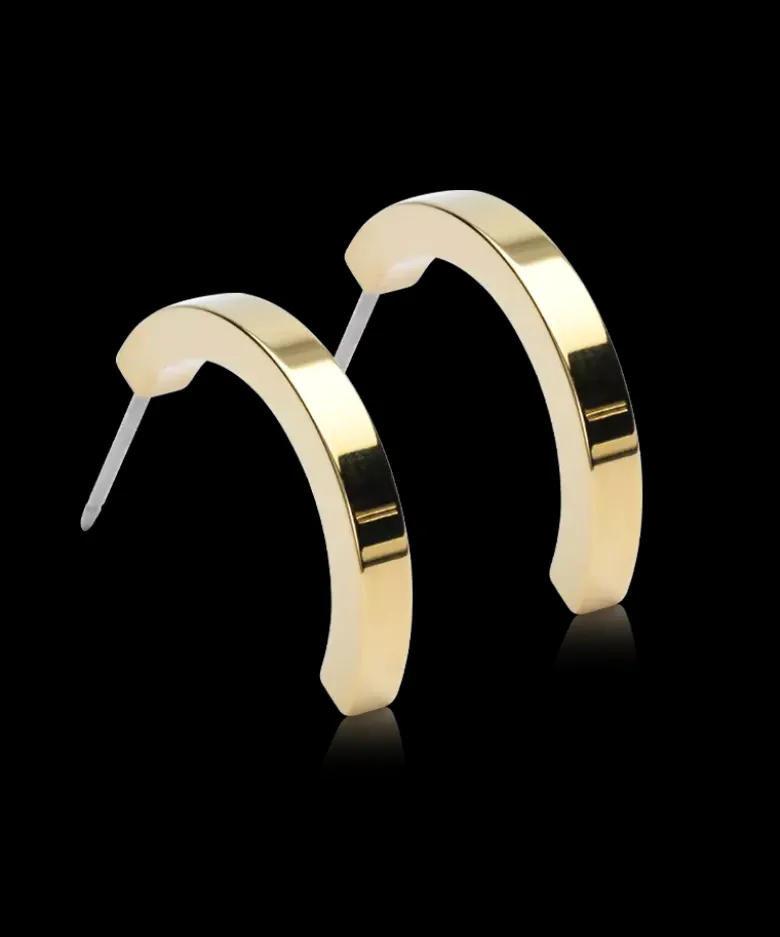 Blomdahl Örhängen GT Pendant Plain Curved 20 mm 15-13151-00
