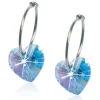 Blomdahl Örhängen Heart Aquamarine 15‑1255‑05