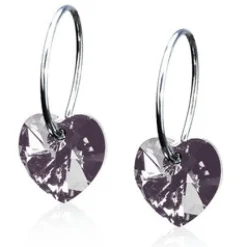Blomdahl Örhängen Heart Black Diamond 15‑1255‑12