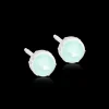 Blomdahl Örhängen MP Bezel 6 mm Soft Mint 15-0109-31