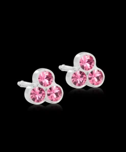 Blomdahl Örhängen MP Clover 6 mm, Rose