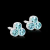 Blomdahl Örhängen MP Clover 6 mm, Aquamarine
