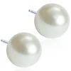 Blomdahl Örhängen Pearl White 10 mm 15‑1237‑59