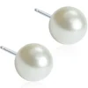 Blomdahl Örhängen Pearl White 8 mm 15‑1235‑59