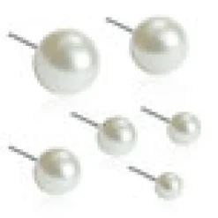 Blomdahl Örhängen Pearl White 6 mm 15‑1233‑59