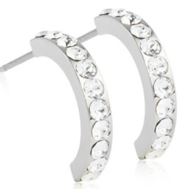 Blomdahl Örhängen Pendant Brilliance Curved Crystal 15‑12147‑01