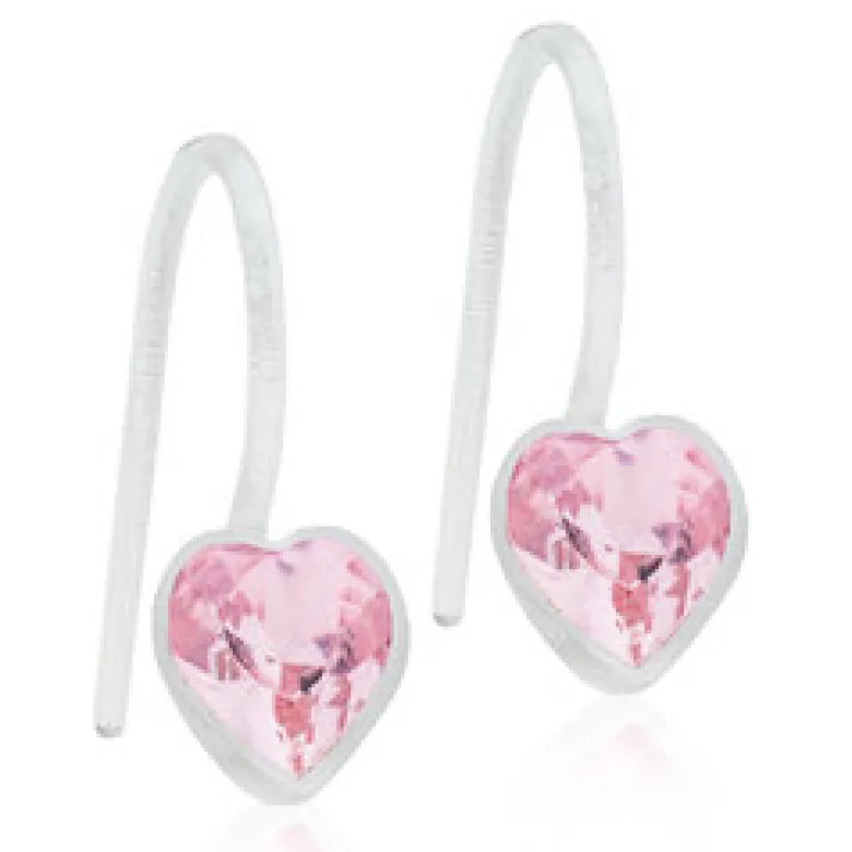 Blomdahl Örhängen Pendant Fixed Heart Light Rose 15‑0180‑2124