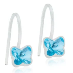 Blomdahl Örhängen Pendant Fixed Butterfly Aquamarine 15‑0180‑9905