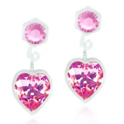 Blomdahl Örhängen Pendant Heart Light Rose 15‑0103‑2124