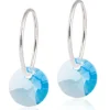 Blomdahl Örhängen Round Aquamarine 15‑1248‑05
