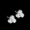 Blomdahl Örhängen ST Clover 8 mm, Crystal