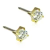 Blomdahl Örhängen Tiffany CZ White 4 mm 15‑1303‑30