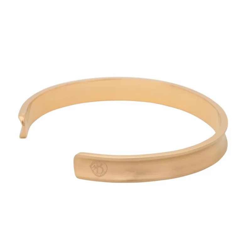 By Billgren Armband, konkav cuff, guld – 8163