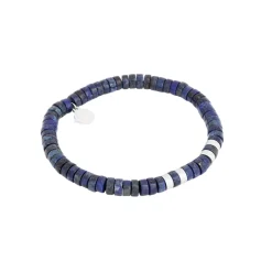 By Billgren Armband, lapis, blå/stål – 8211