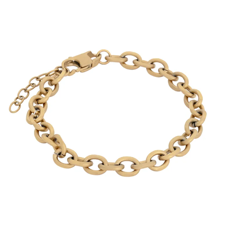 By Billgren Armbandslänk, rostfritt stål, guld – 8222