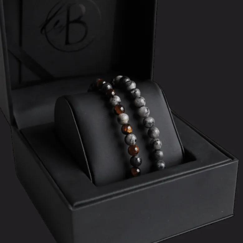 By Billgren Armbandsset, beads, jord/grå – 8115-8139